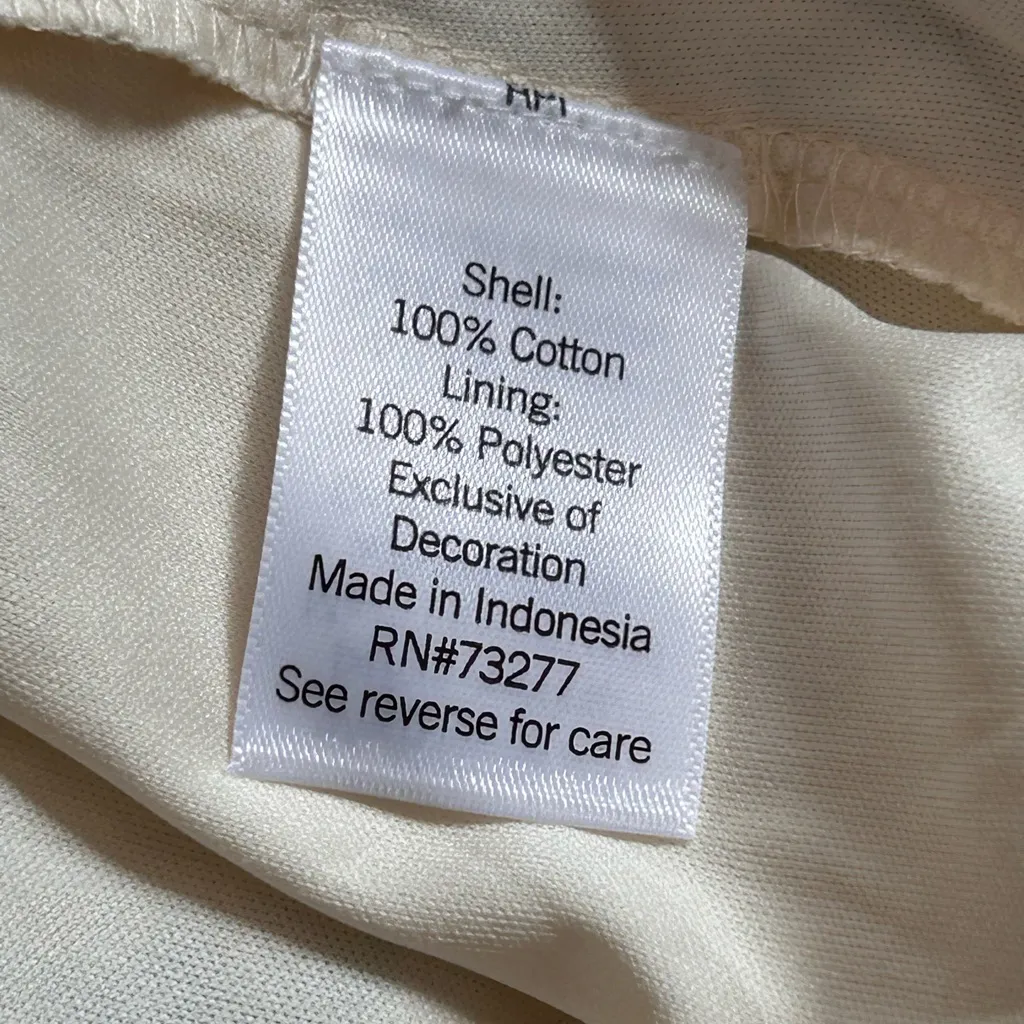 Lauren Conrad Size Large floral shirt dress button front ruffle bottom - Image 8