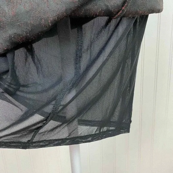 Plenty by Tracy‎ Reese Glam Goth Dress Womens 2 Jacquard Knit Halloween Spooky Orange - Image 8