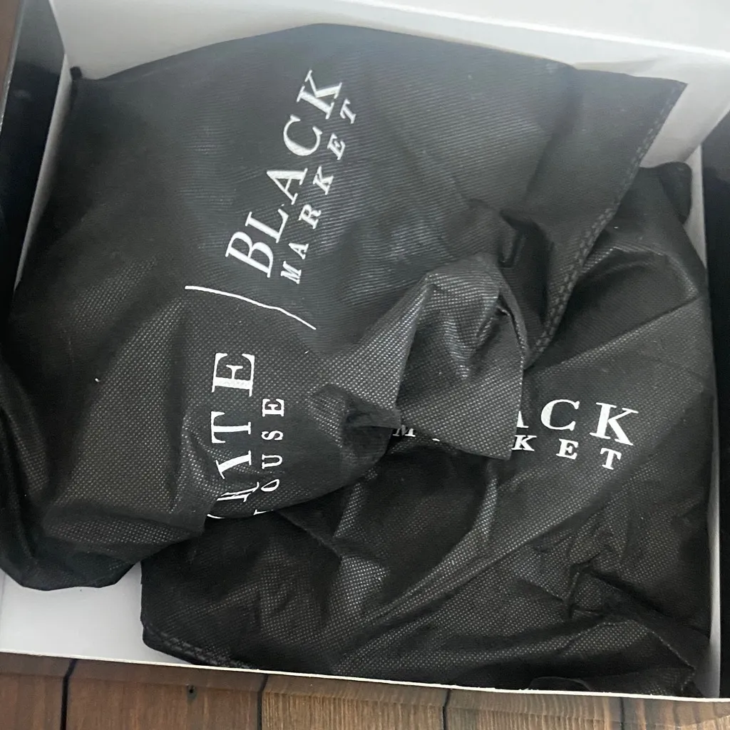 White House Black Market Suede Heeled Boots - Image 8