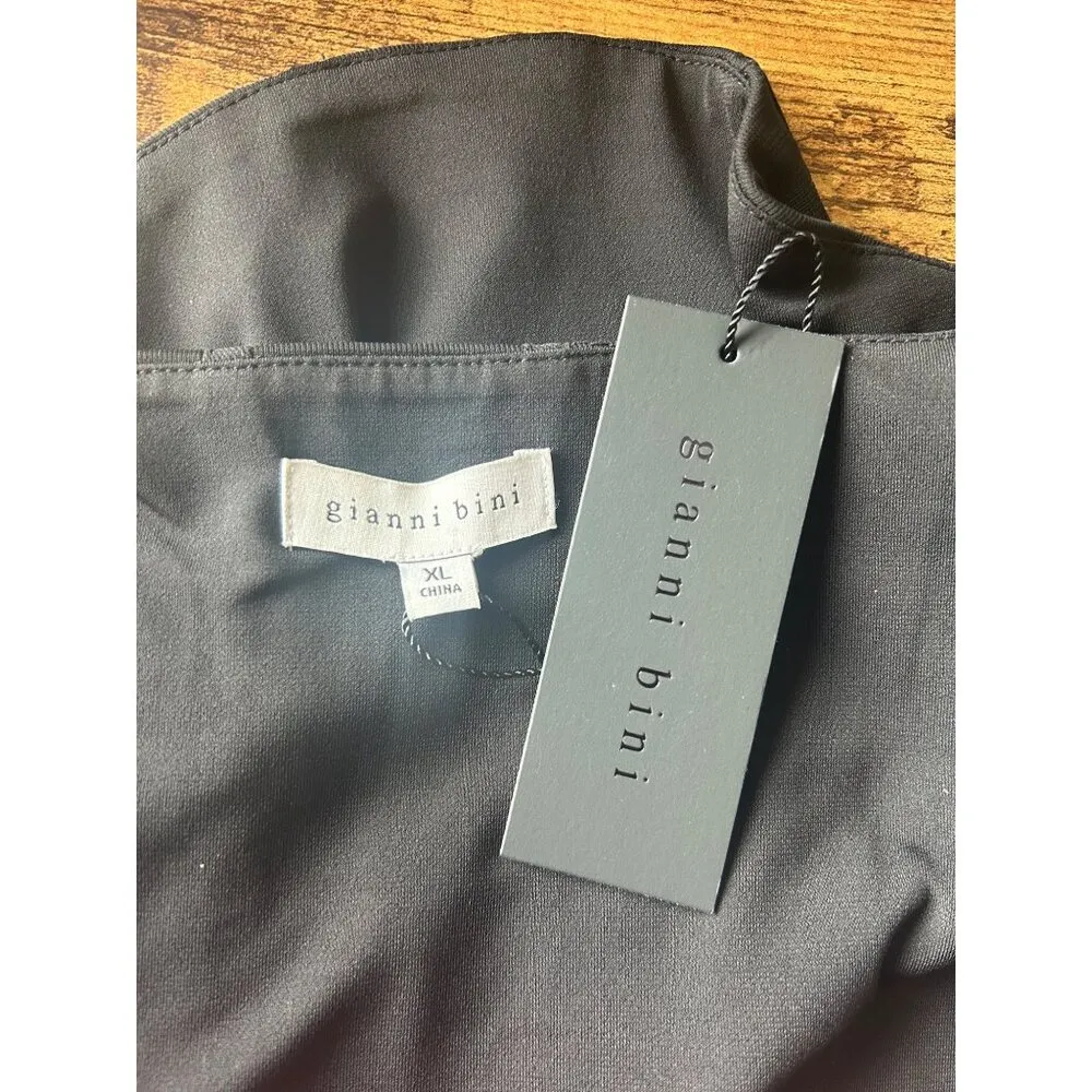 NWT Gianni Bini Black Corset Style Crop Top - Image 5