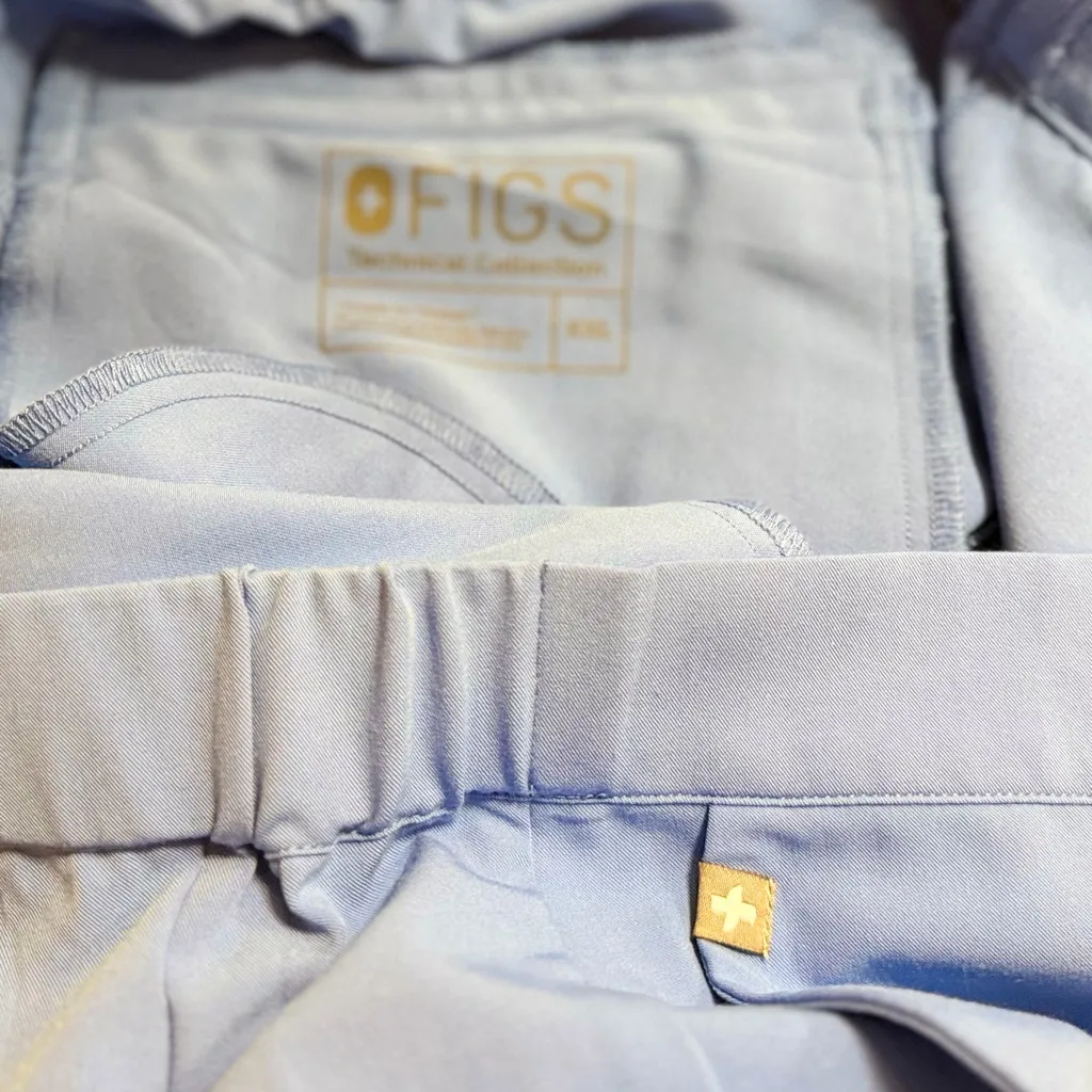 Figs Women’s Ceil Blue Scrub Pants Limited Edition - Image 7