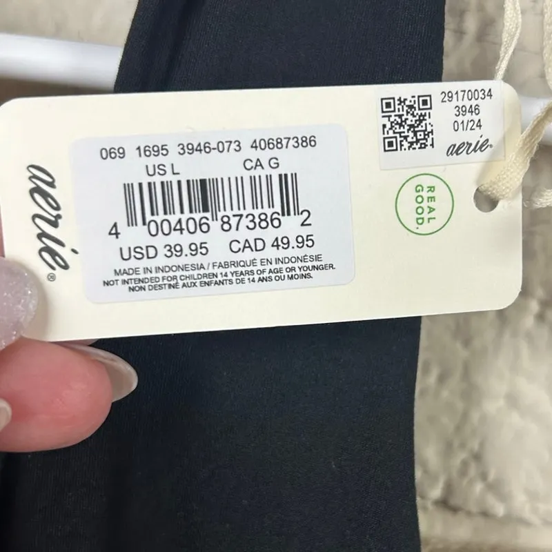 Aerie Smoothez Black Bodysuit size L NWT - Image 7
