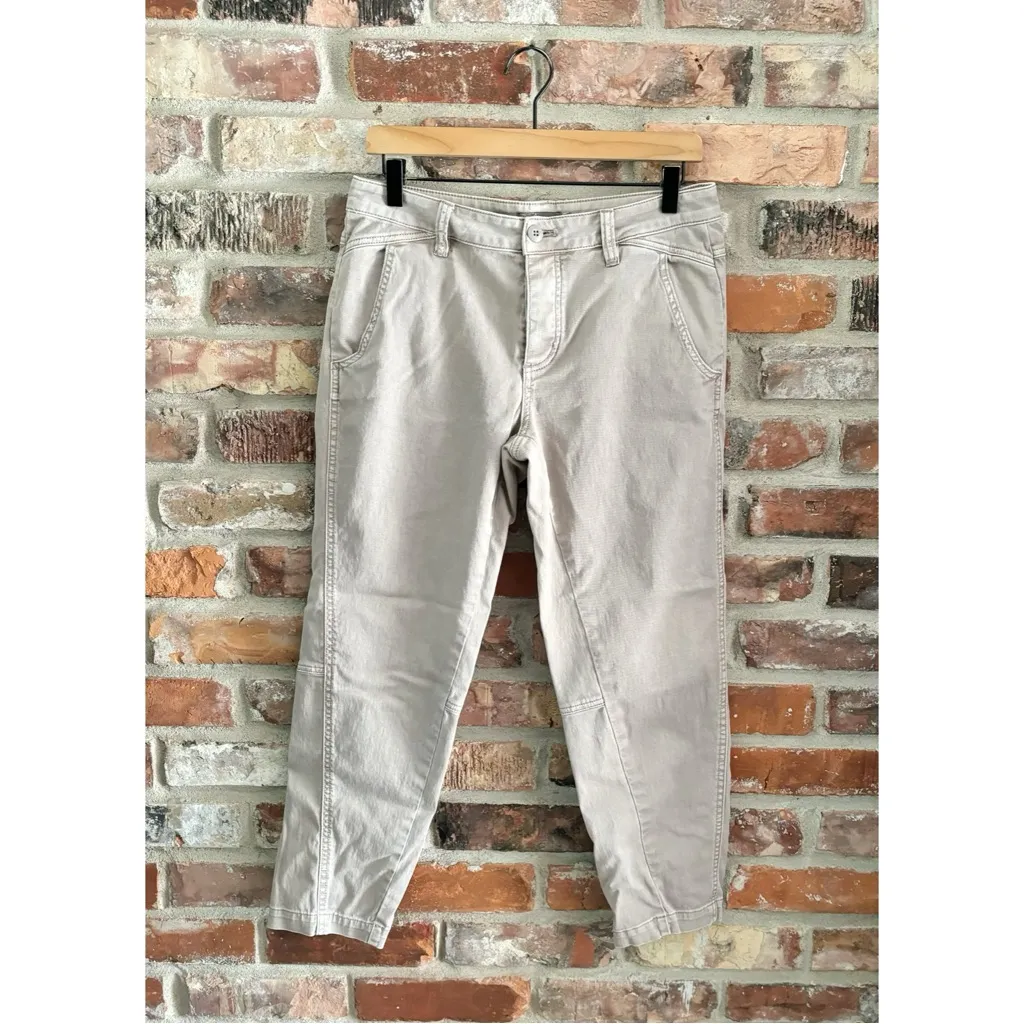 Prana Janessa Gray Crop Pants, 6 - Image 2