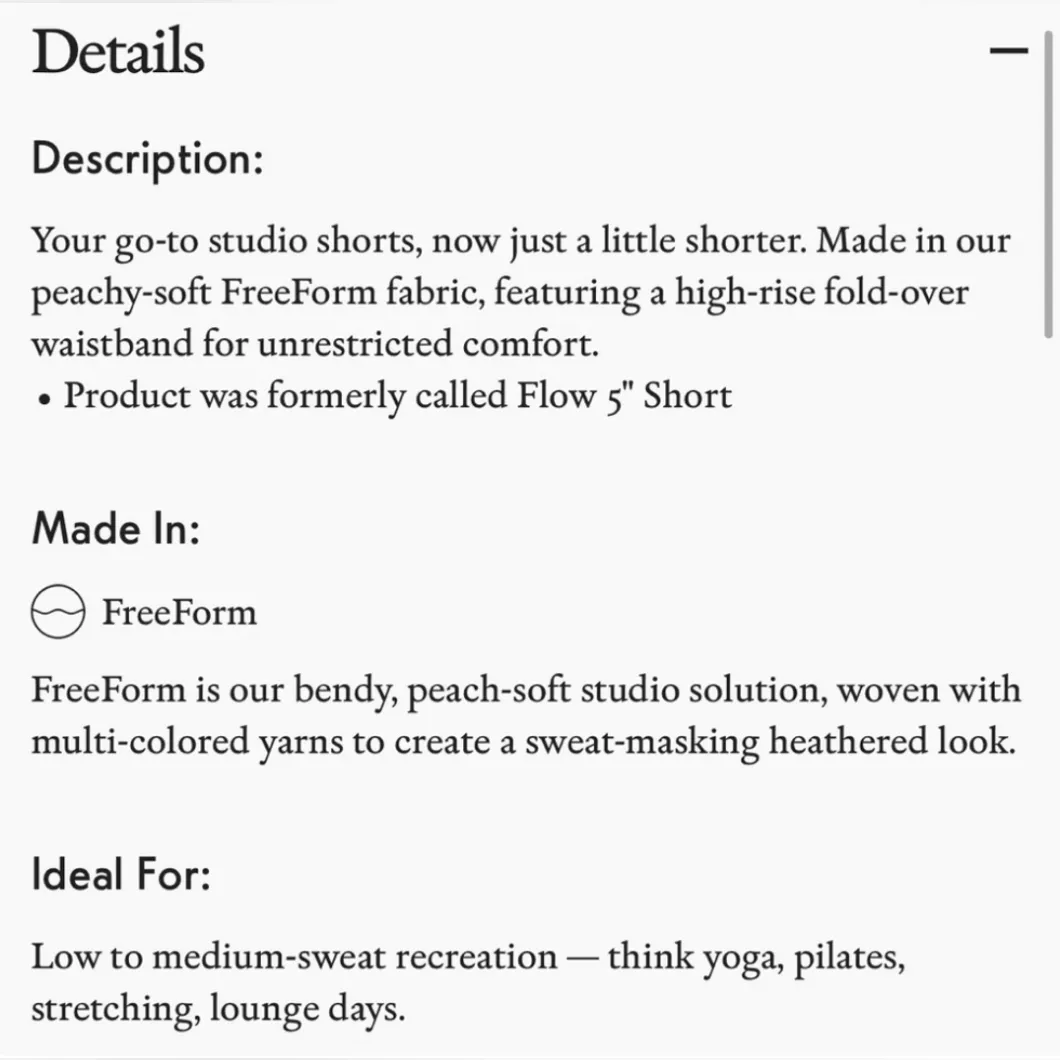 Outdoor Voices Flow 5" Bike Shorts Size Small - Image 6