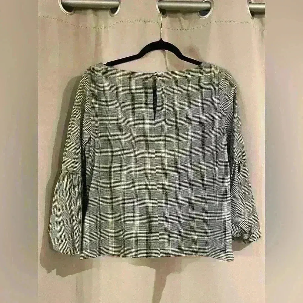 Women’s Plaid Laundry Blouse - Image 3