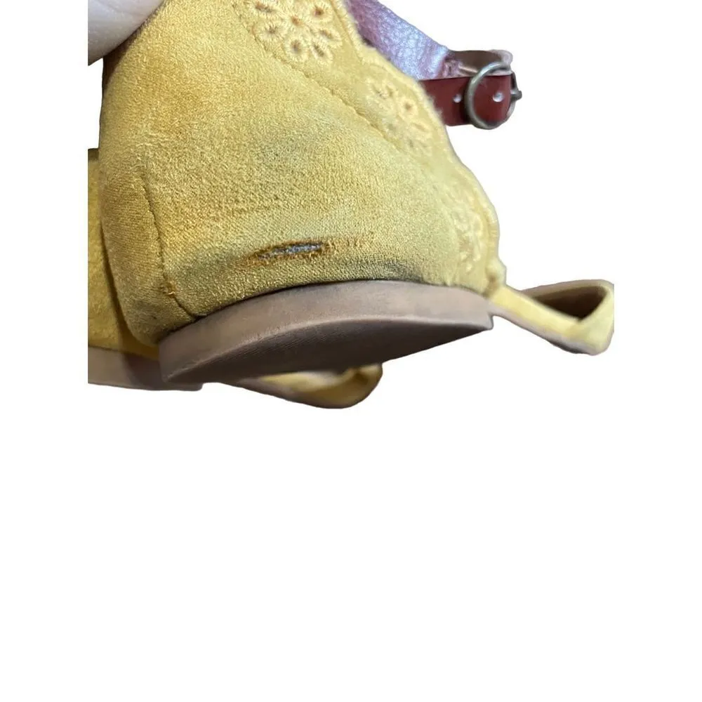TORRID YELLOW SCALLOPED FLATS sz 8W - Image 5