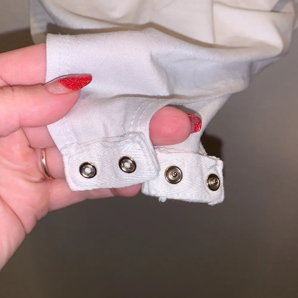 Gaze white stretchy cami Bodysuit - Image 5