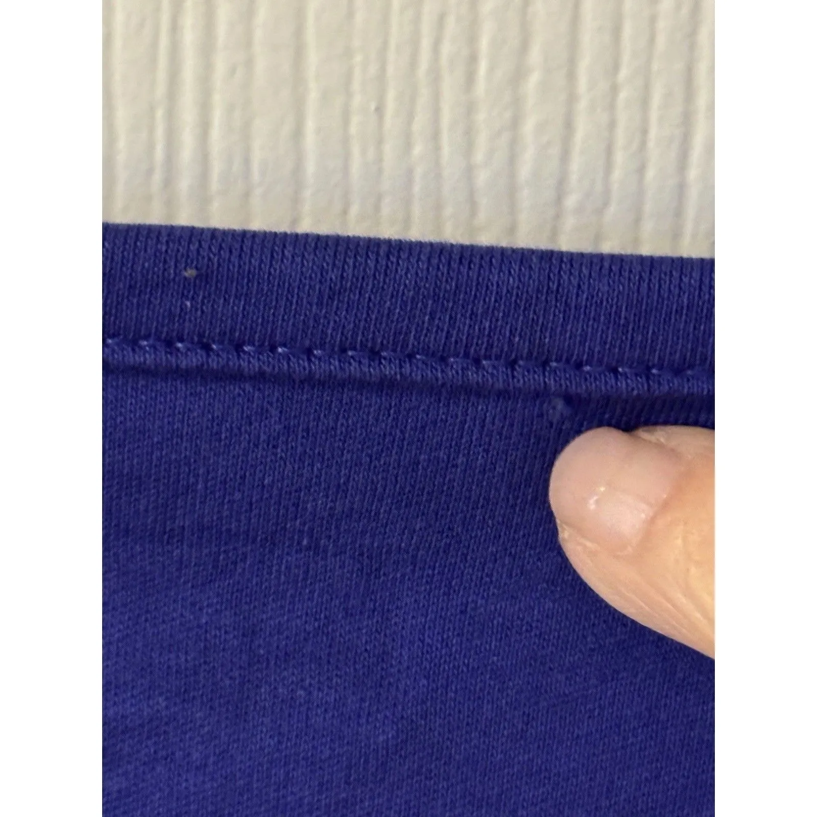 L.L. BEAN Soft Crewneck Cotton T-shirt 2X Dark Periwinkle Blue Cotton Relaxed ** - Image 7