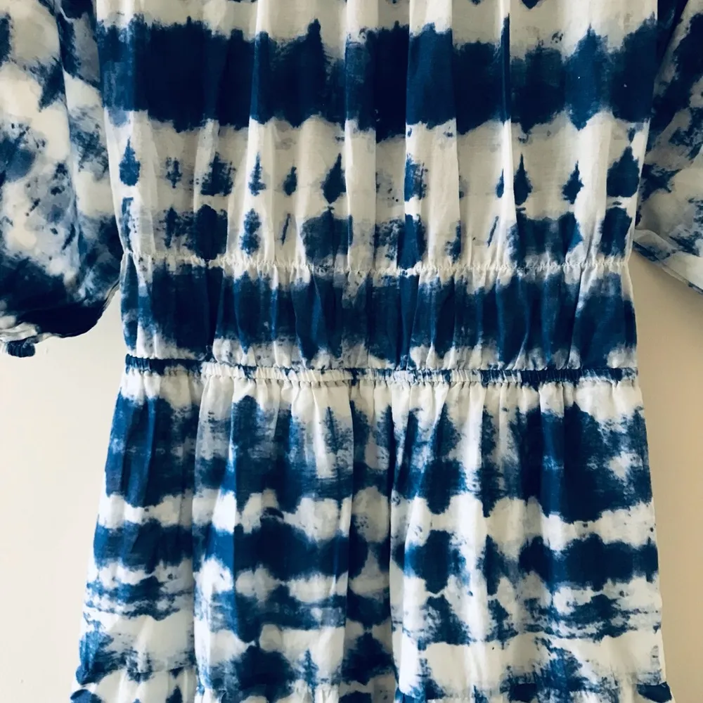 Mango MNG Cutout Open Back Tie Dye Cotton Dress - Image 7