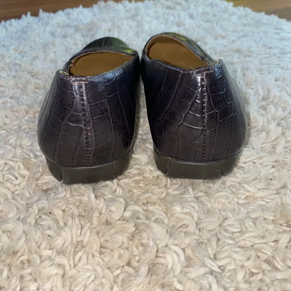 Sag Harbor Brown Leather Slipons - Image 5