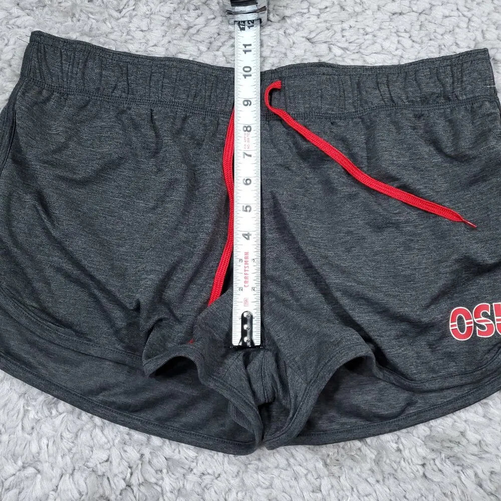 Ohio State Athletic Apparel Buckeyes NCAA OSU Women's Shorts Size XL Gray Lined - Image 6