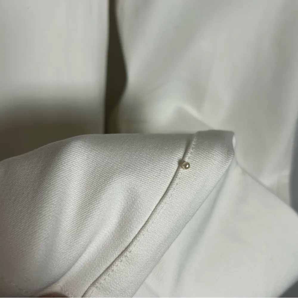 Pearl by Lela Rose White Trouser Business Work Wear Career Pants Size 6 - Image 3