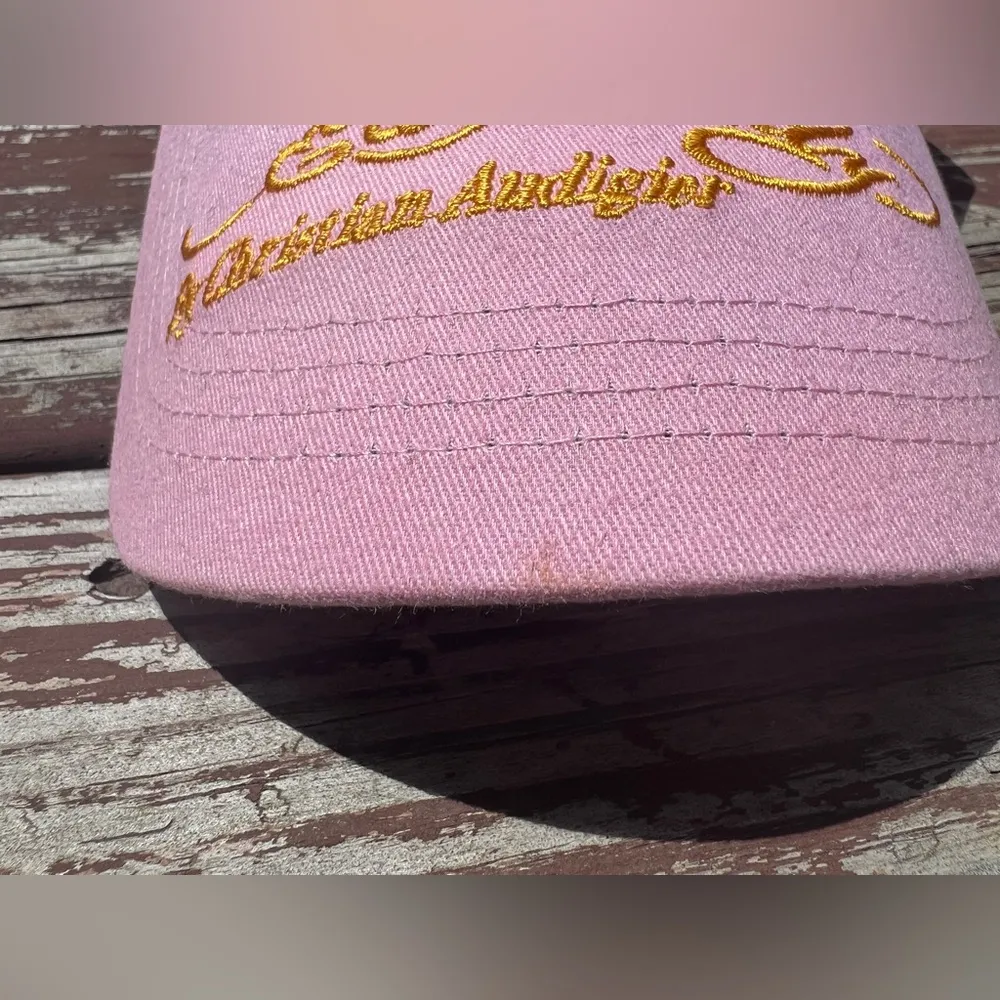 ED HARDY Christian Audigier VTG Tattoo Wear Rhinestone Grunge Trucker Hat|Y2K - Image 4