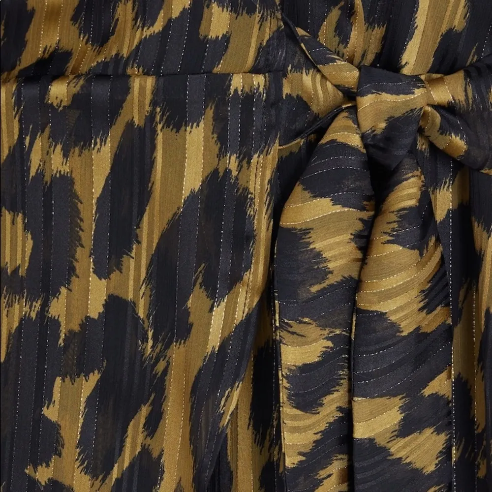 NWOT Mango Metallic thread leopard print dress - Image 8