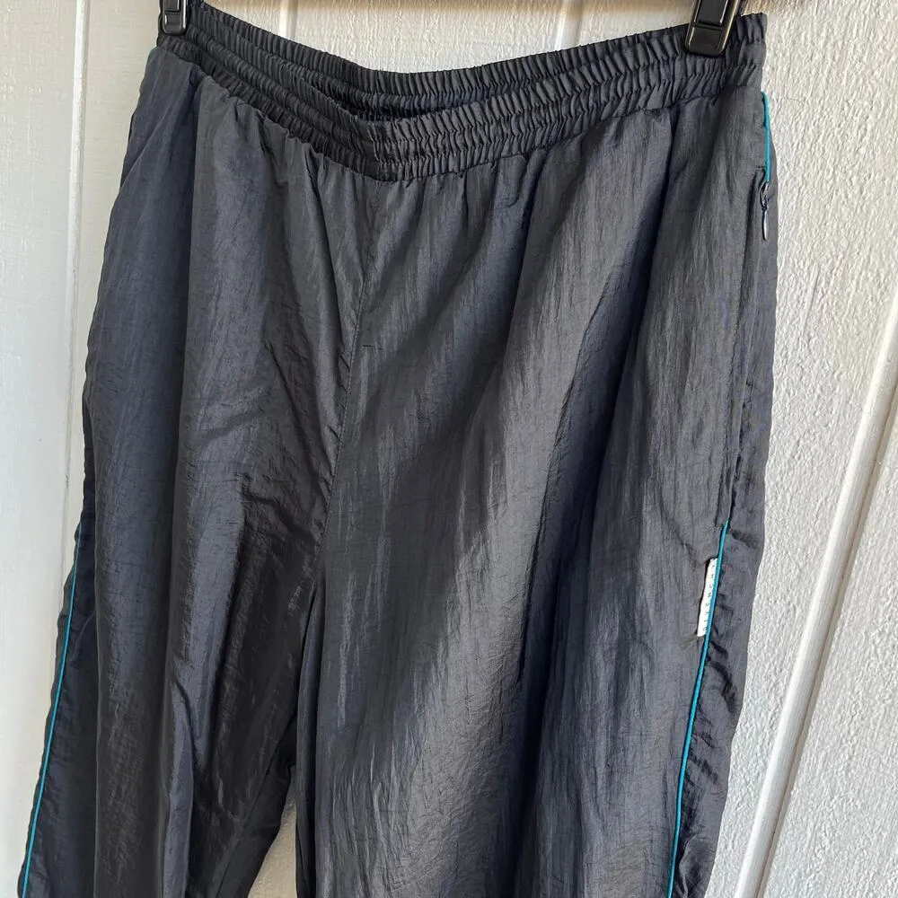 Givenchy 90s Nylon Windbreaker Track Pants Joggers Activewear in Black Size L - Image 2