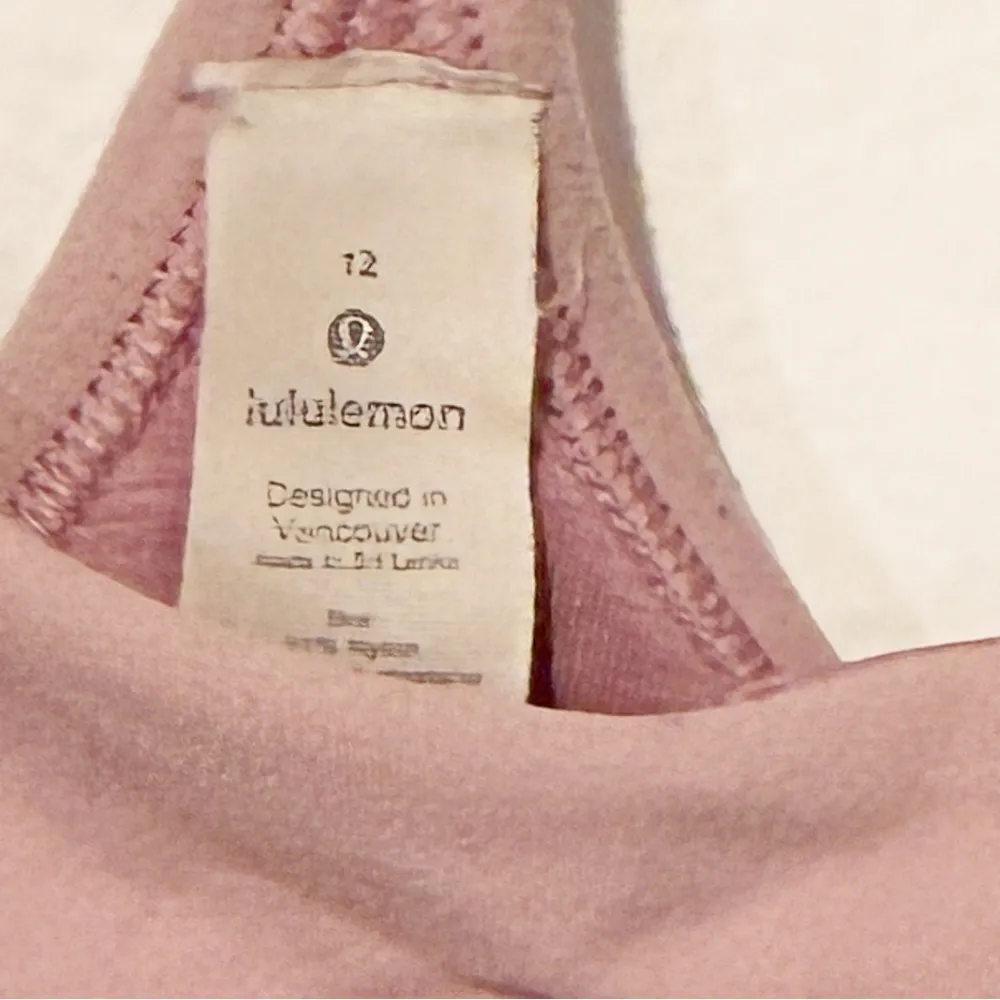 Lululemon Size 12 Flow Y Bra Nulu Light Support A–C Cups - Image 4