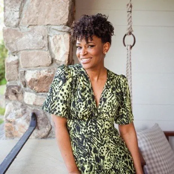 Animal Print Angel Sleeve Midi Dress 2 - Image 6