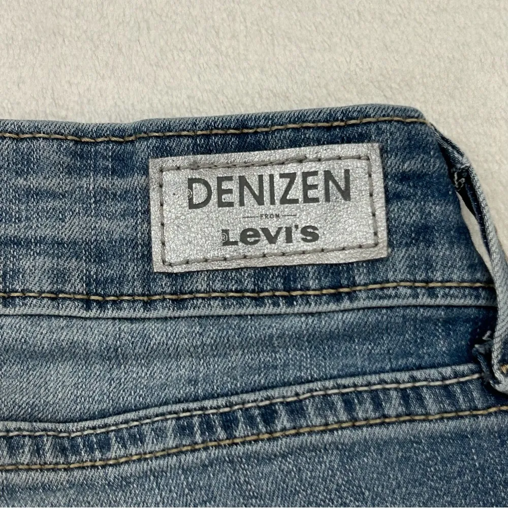 Denizen By Levi’s Modern Skinny Blue Washed Straight Stretch Jeans Womens 28x28 - Image 4