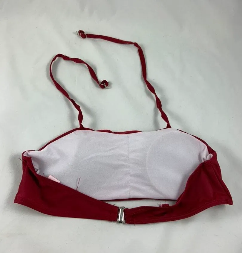 St Johns Bay MD Hibiscus red high waist Tankini - Image 7