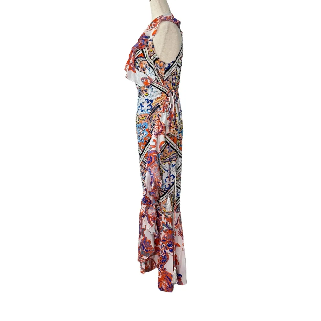 Robert Graham Silvan Silk Printed Wrap Dress - Image 6
