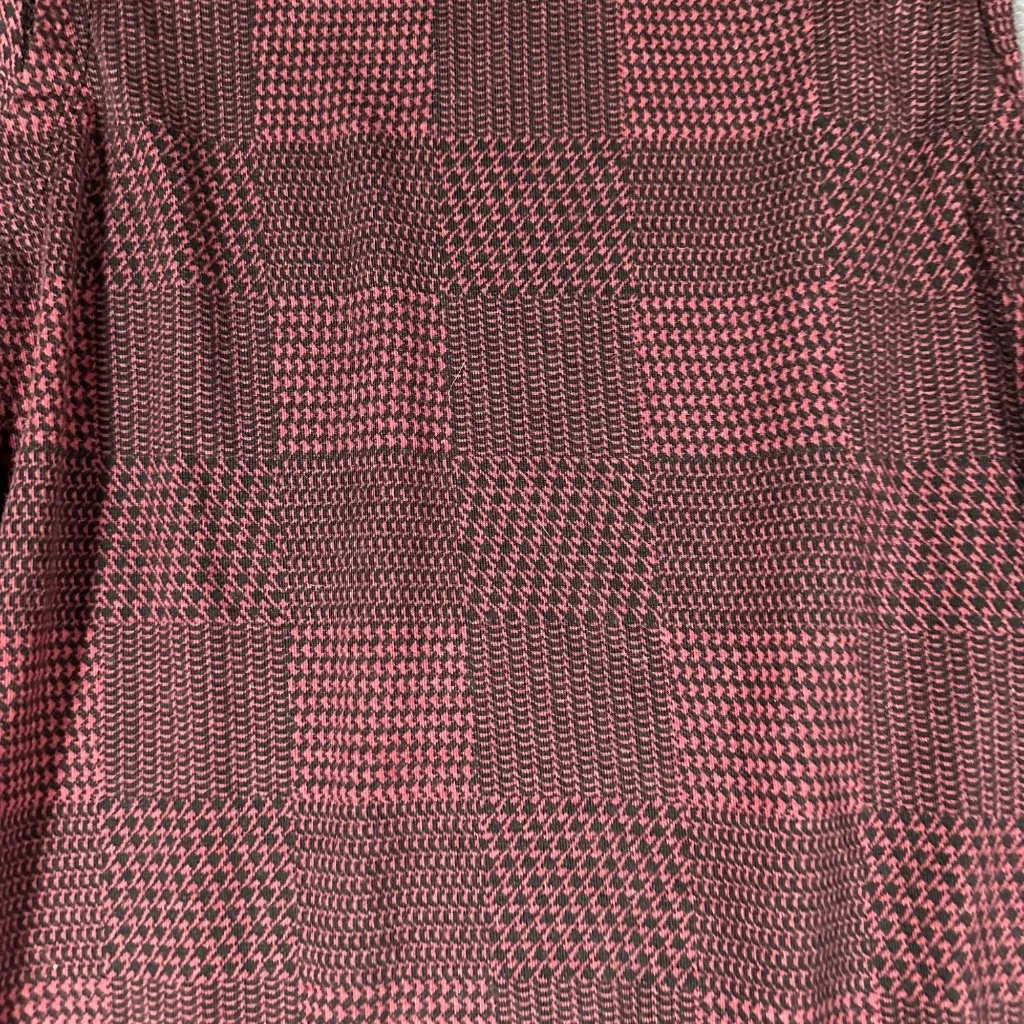 Lularoe Womens‎ XS Joy Red Houndstooth Patch Maxi Sleeveless Vest Duster NWT - Image 8