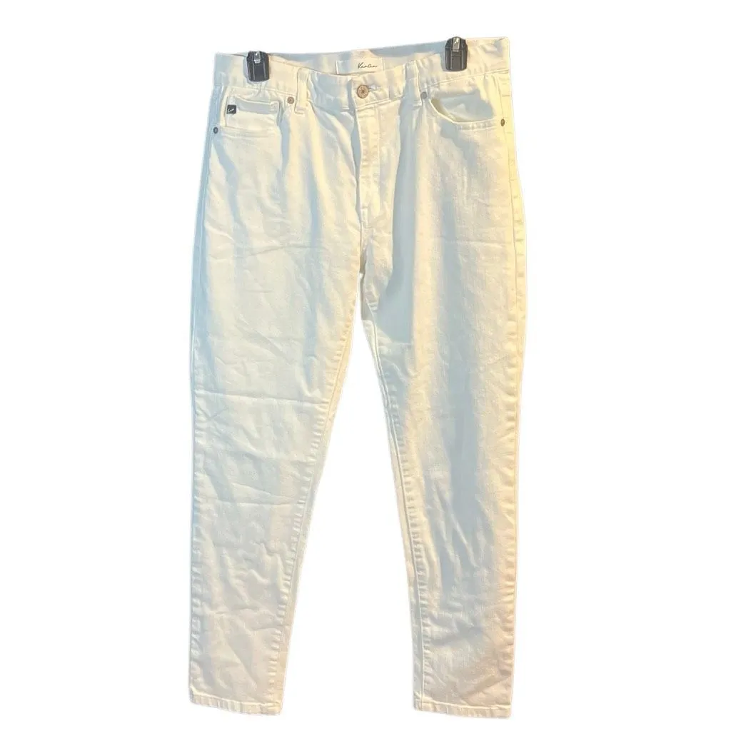 Kancan Paige High Rise Ankle Skinny White Jeans Non Ripped 11/29 #761 - Image 4