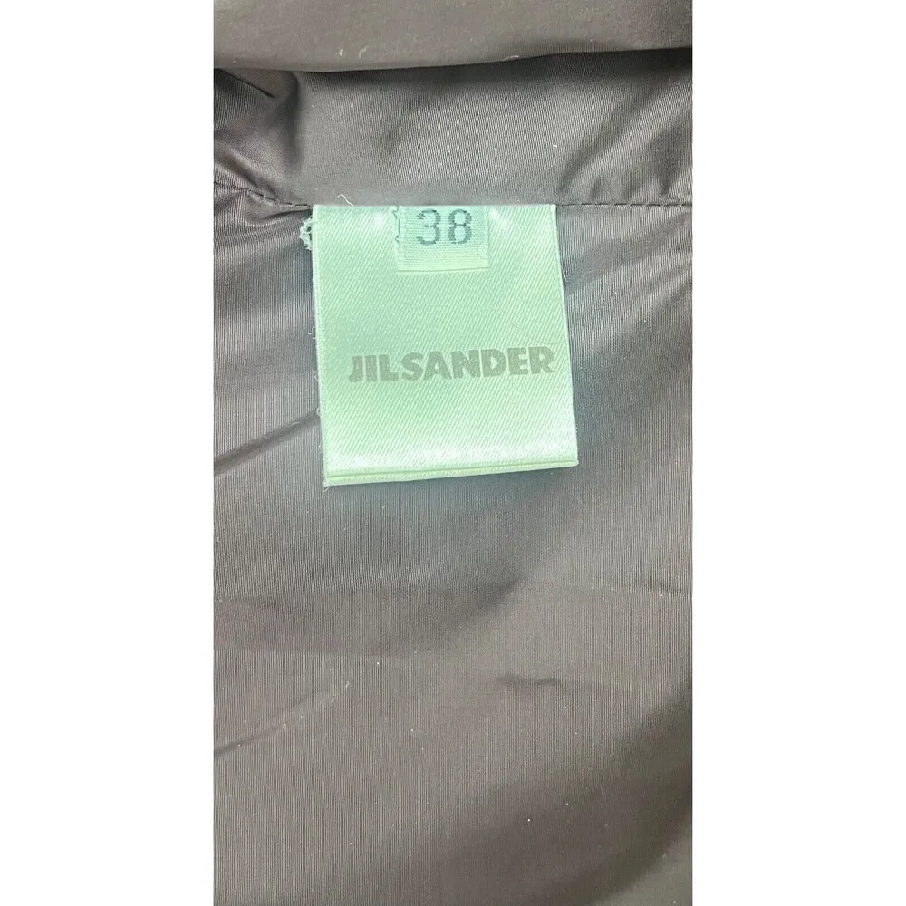 Jil Sander  Purple Mohair Wool Blend Long Coat Button Front Size DE 38/ US 8 - Image 8