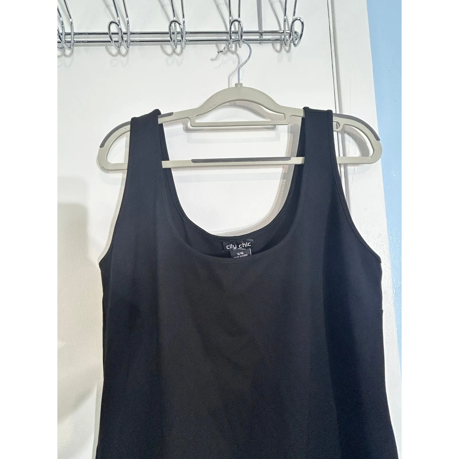 City Chic Dress Size 16 Black Bodycon Office Siren Club Party Holidays NWT - Image 4