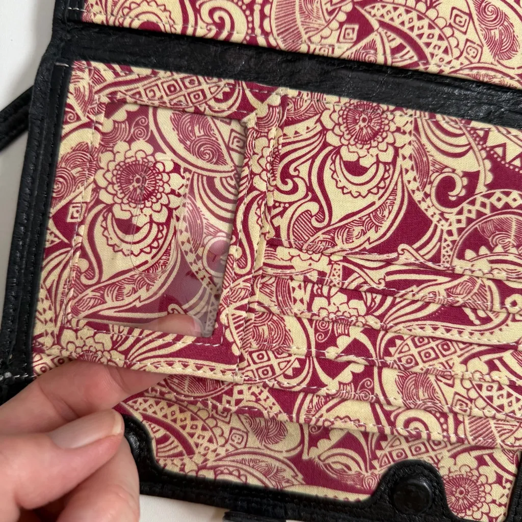 Hobo Purse Crossbody Wallet Phone Pocket ID Card Slot Magnetic Green Metallic - Image 7