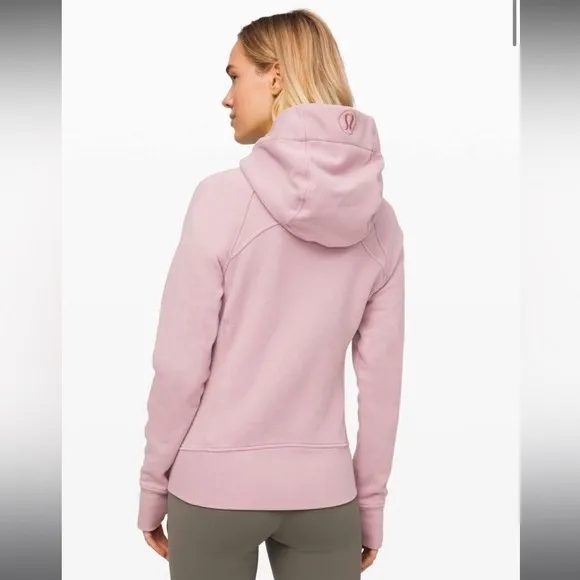 Lululemon Scuba Hoodie *Light Cotton Fleece
Smoky Blush Size 4 Full Zip - Image 2