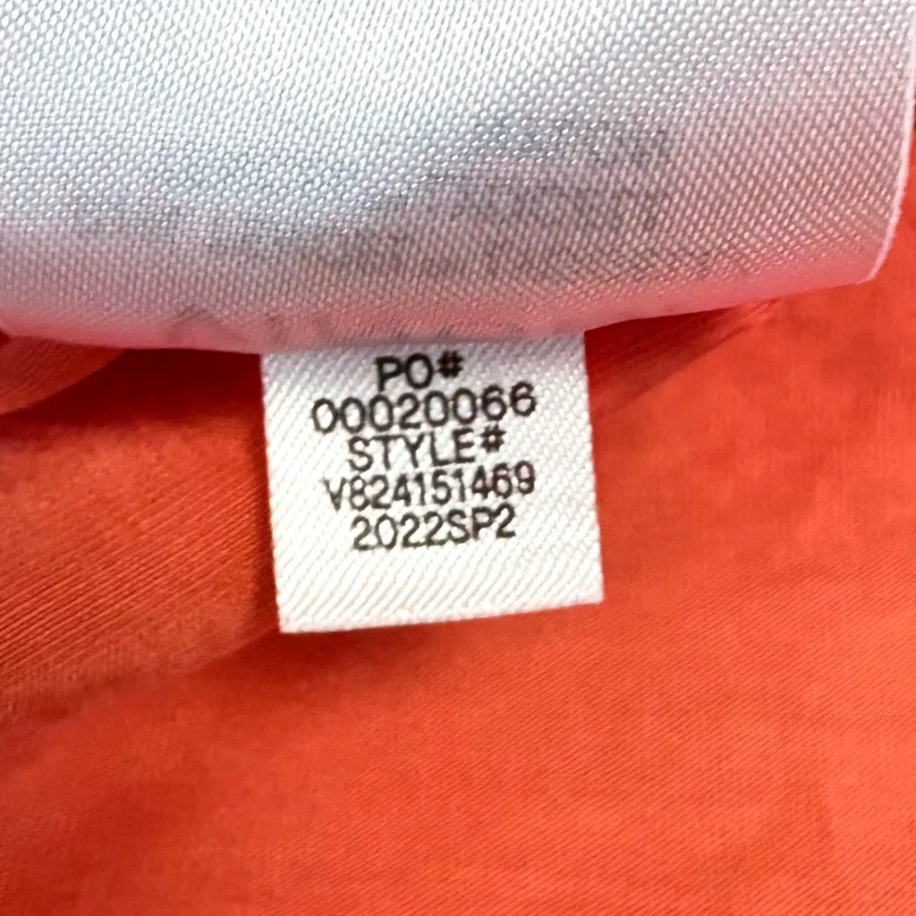 Vince Cuffed Short Sleeve V-Neck Midi Shirt Dress in Burnt Orchid Medium - Image 14