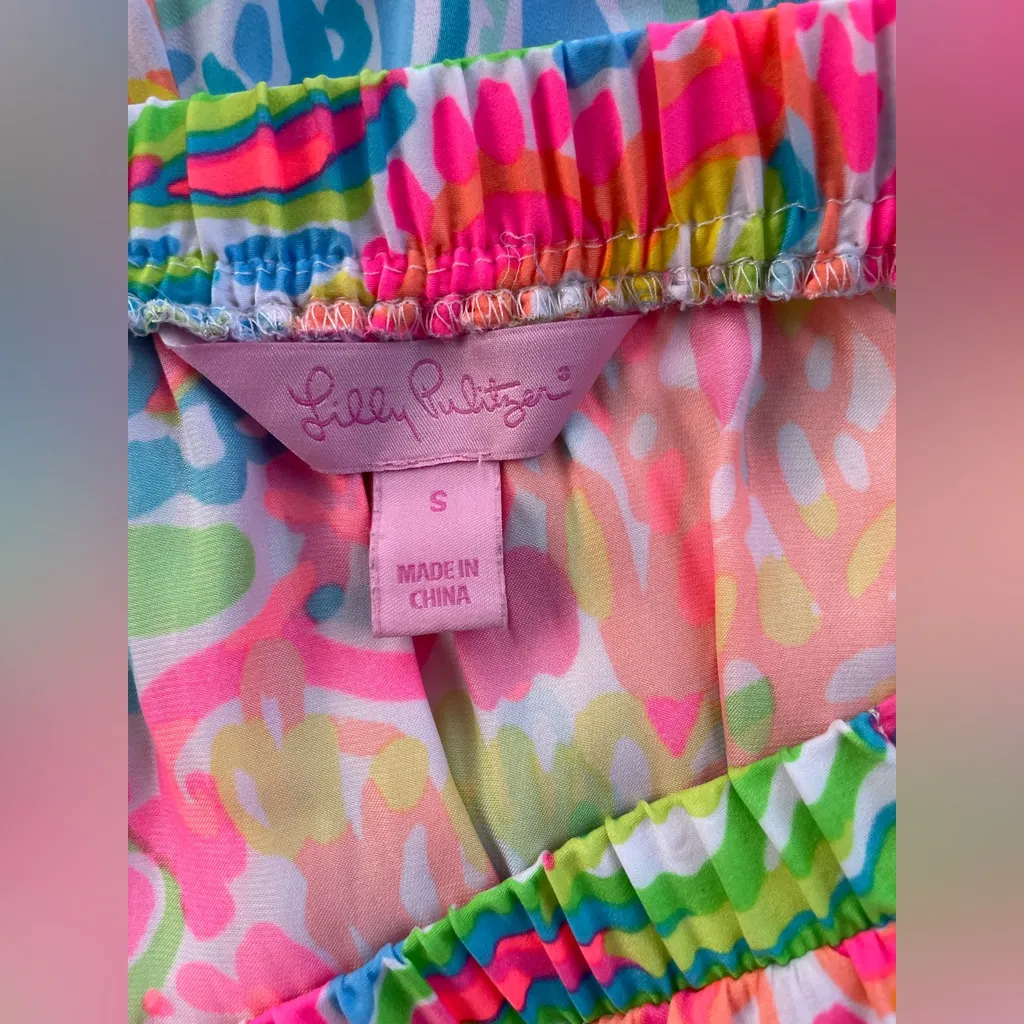 Lilly Pulitzer Multicolor Strapless Romper - Image 10
