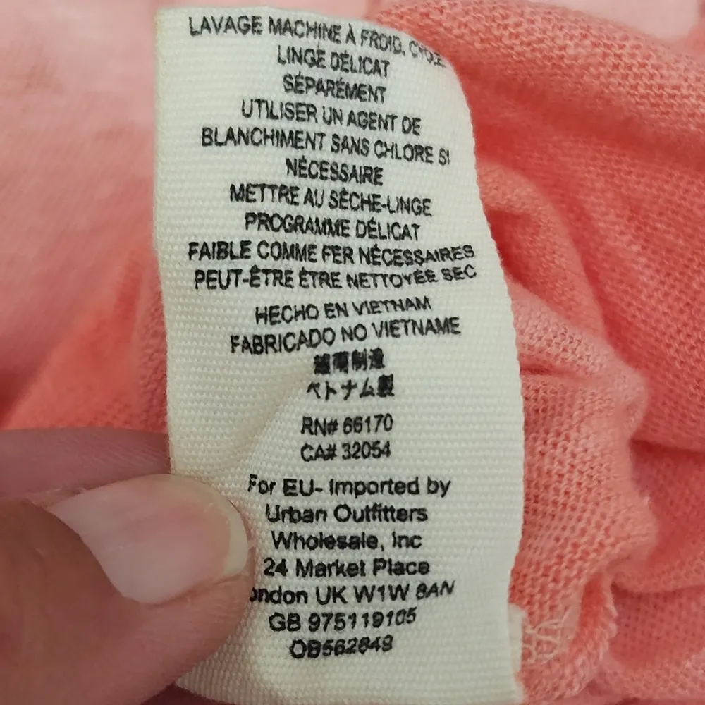 We the free strawberry gradient linen blend dolman tunic size small - Image 11