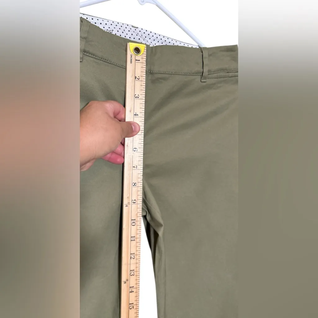 Talbots Green Perfect Crop Pants,Size 2P,Made in Indonesia,98% Cotton,2% Spandex - Image 8