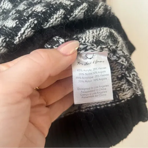 For Love and Lemons Knitz Big Sur Sweater Dress S - Image 8