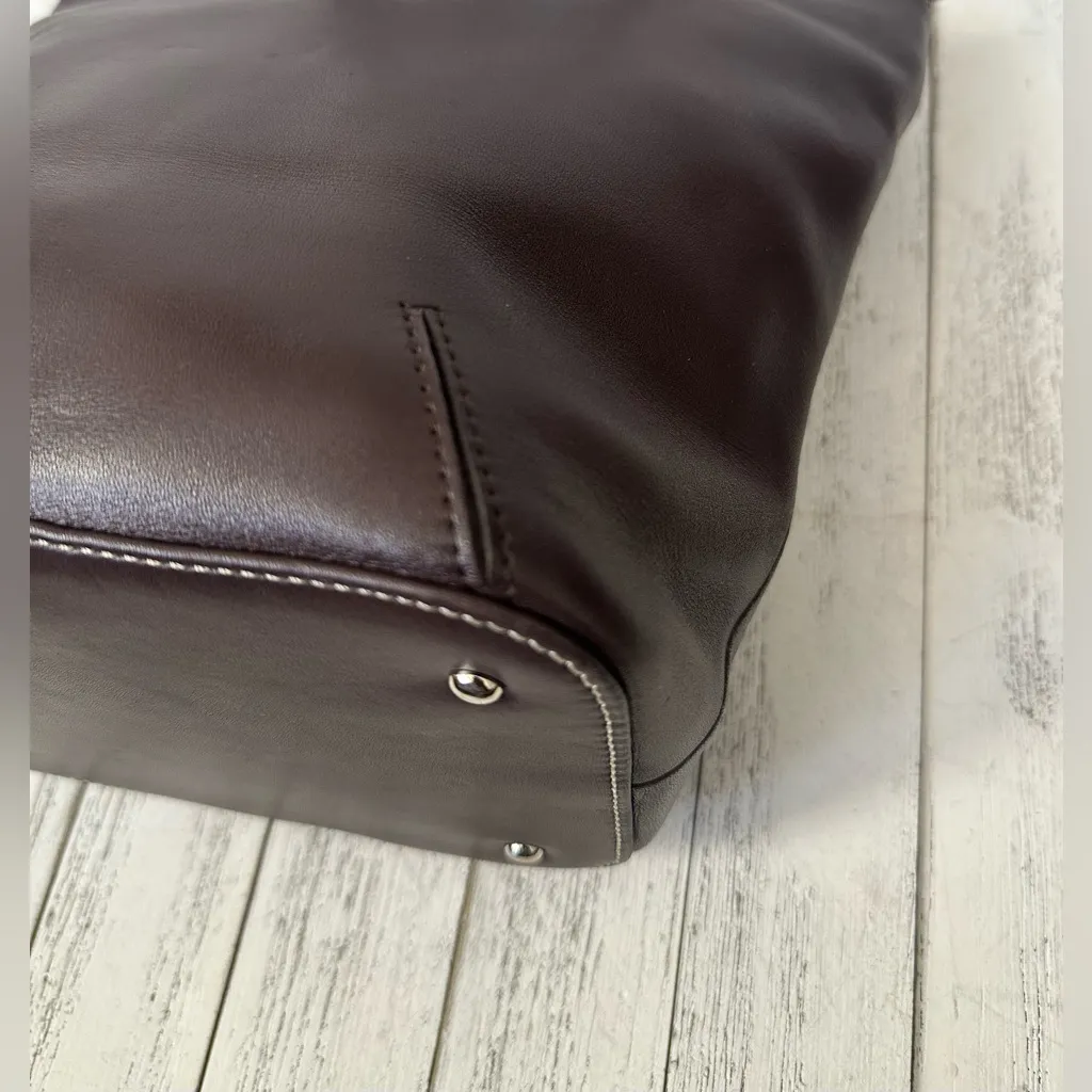 Ann Taylor All Leather Tote Handbag - Image 9