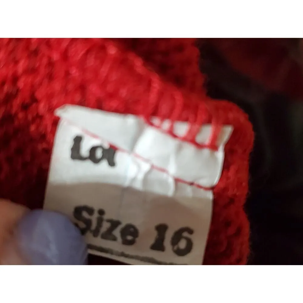 Matthew & David Women's Red Floral Single Breasted Blazer & Skirt 2 Pc's Suit 16 - Image 9