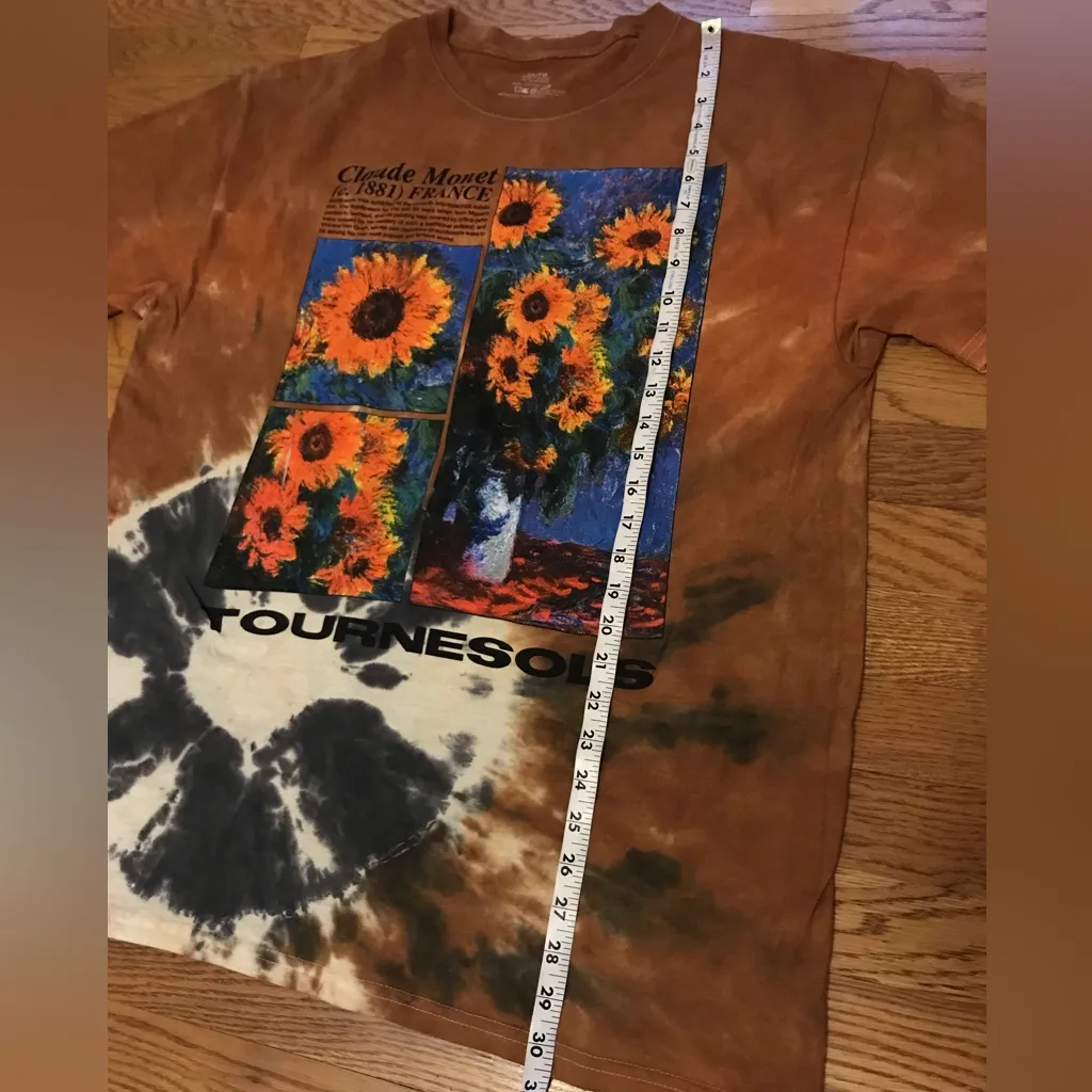 NWOT Unisex Claude Monet the die oversized T shirt size XL Size M - Image 13