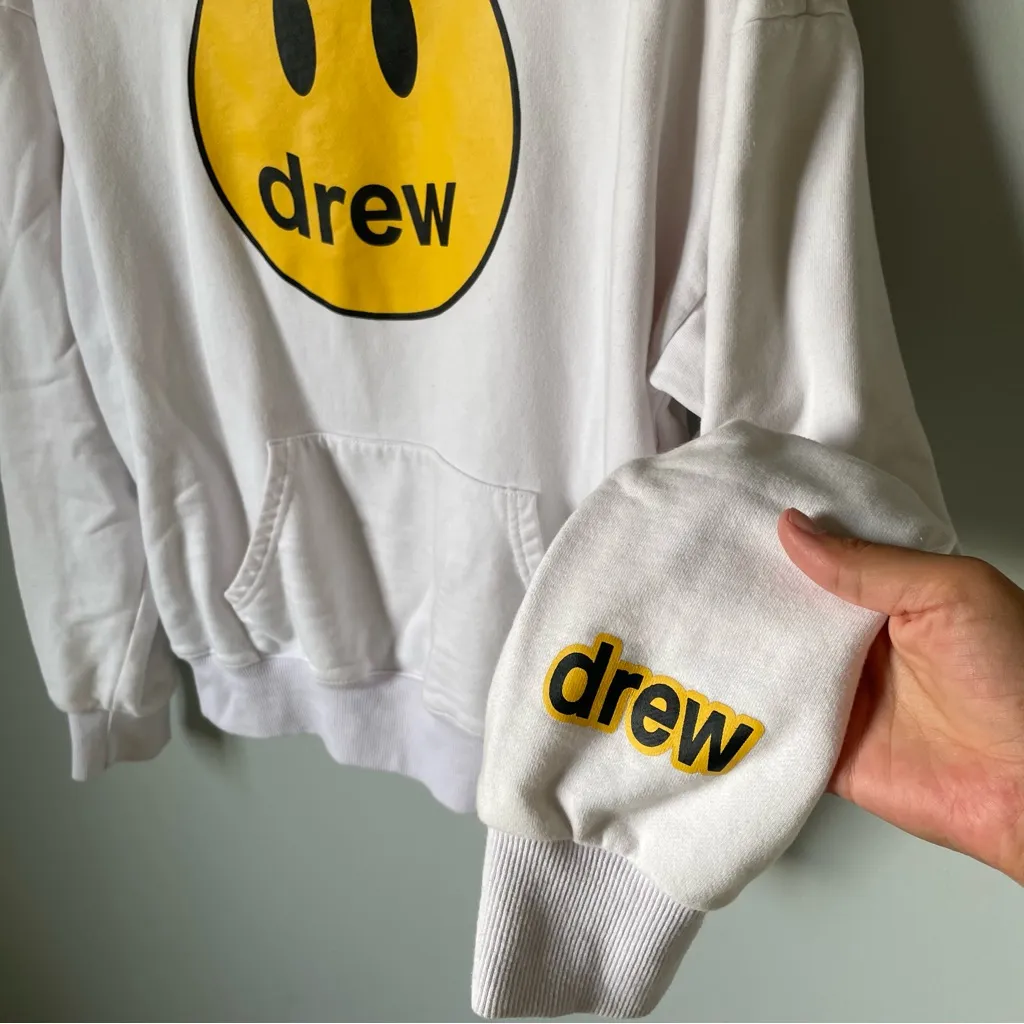 Drew House Mascot White Hoodie Size Medium - Image 6