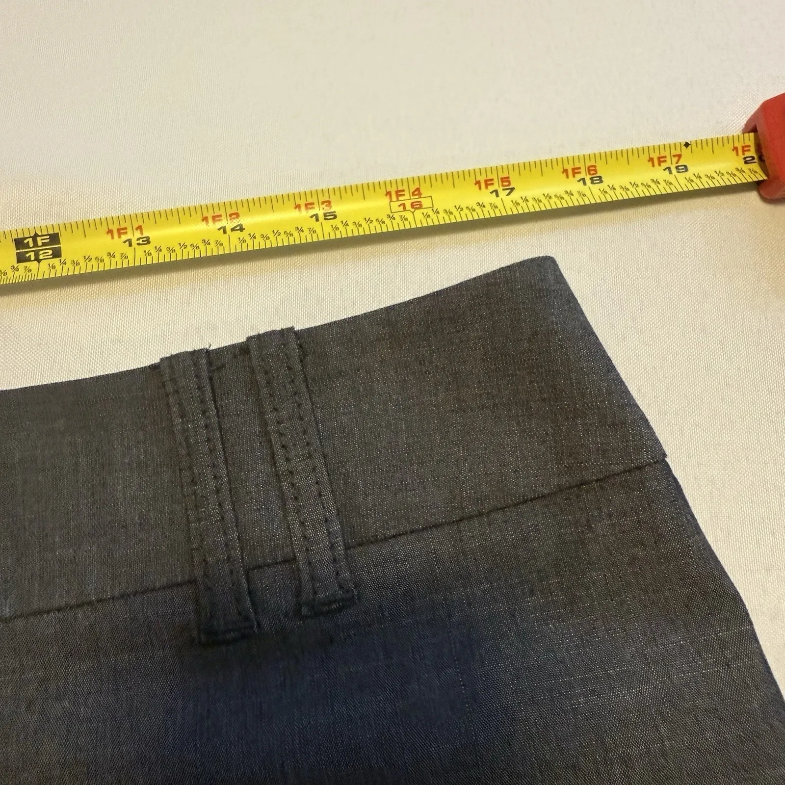 Ann‎ Taylor LOFT NWT  Women Gray Blue Marled Bootcut Dress Mid Rise Ann Pants # - Image 13