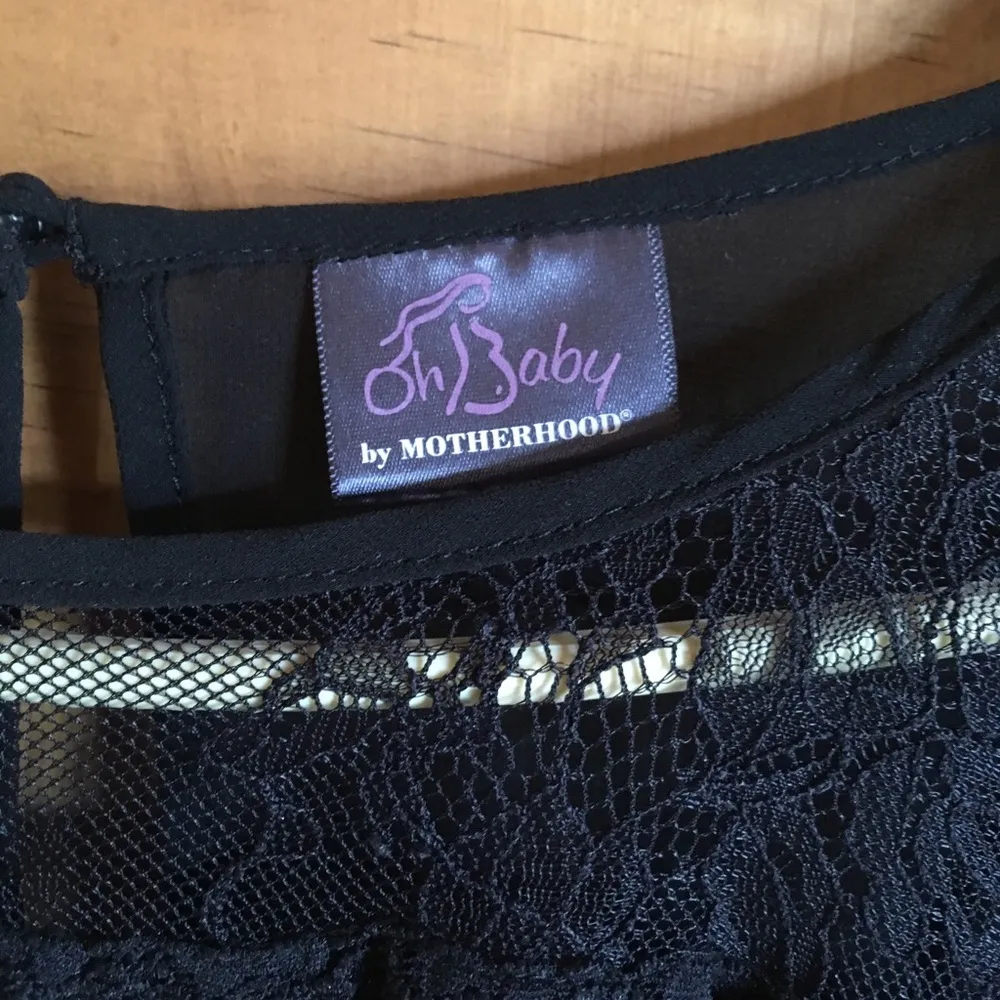 Motherhood Maternity Black dress top! - Image 2