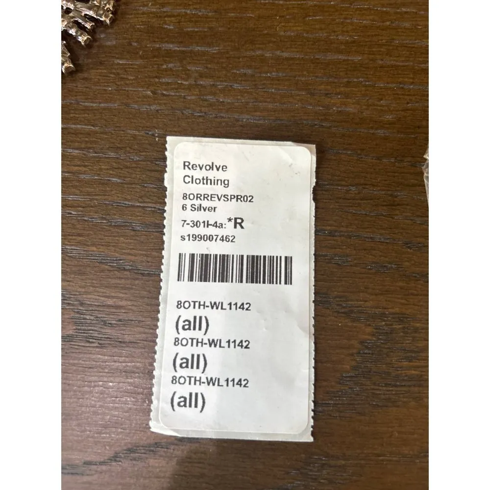 8 Other Reasons Stone Burst Statement Earrings Silver Womens Size OS - Image 7