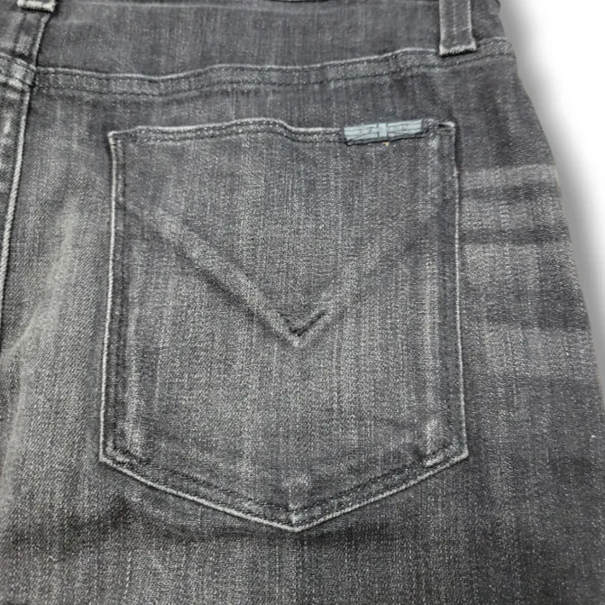 Hudson Skirt Size 29 W31" Waist Robbie Mid Rise Pencil Skirt Raw Hem Denim Skirt - Image 4
