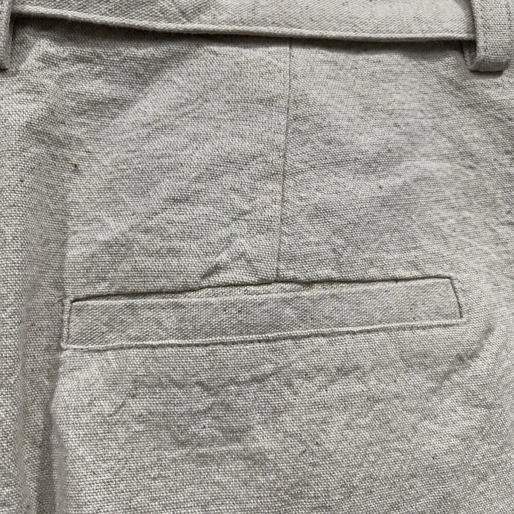 BlankNYC Belted Shorts Loose Linen Blend Wide Leg Shorts Women’s 32 - Image 4