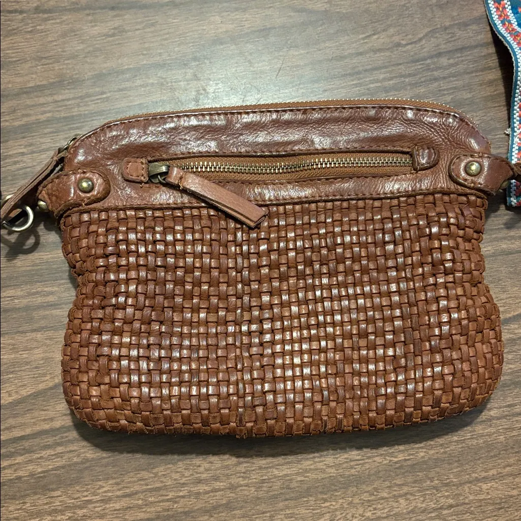 Joy Susan  Brown Leather Bag Purse - Image 2