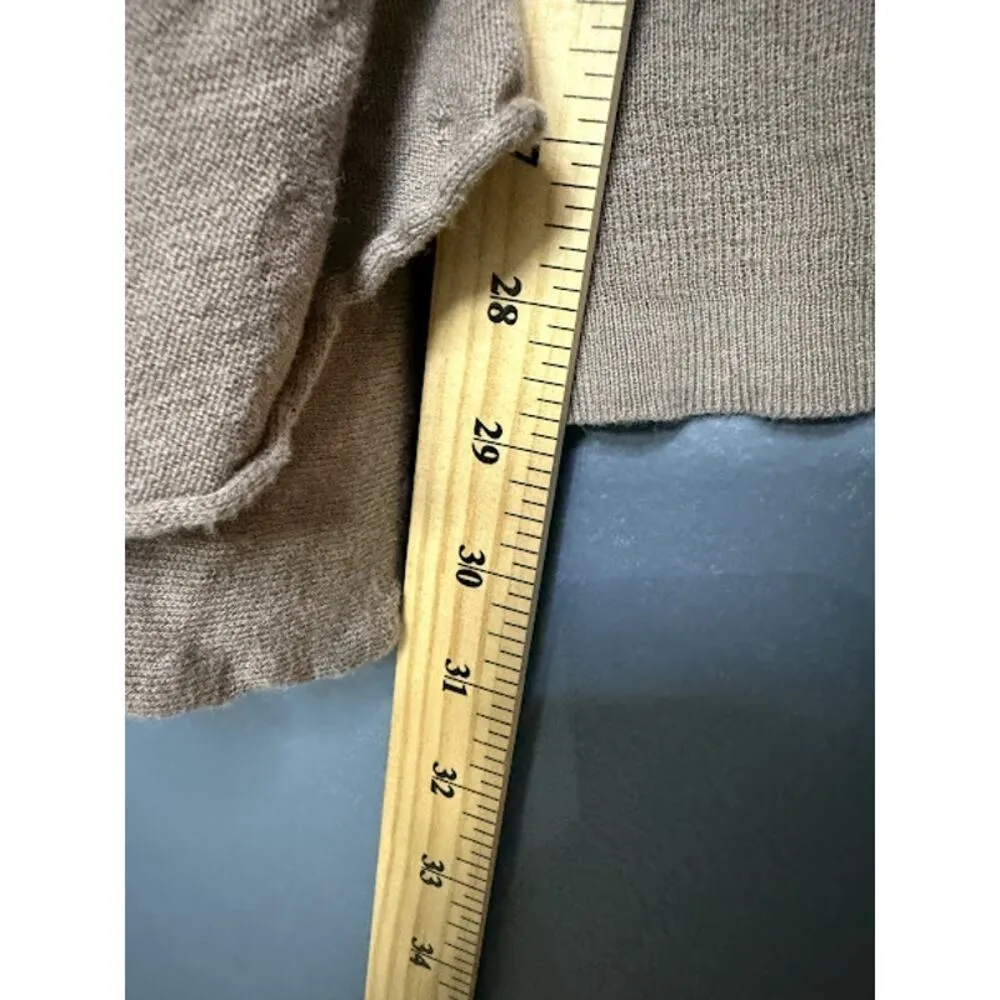 Elle Open Cardigan Women's Size Small Lagenlook Western Cozy No Sleeves Y2K - Image 9