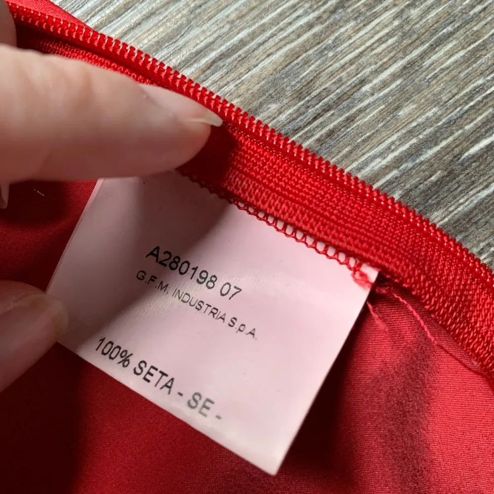 NWT Vivienne Westwood Anglomania Red Silk Slouchy Tank Top EU 40 - Image 8