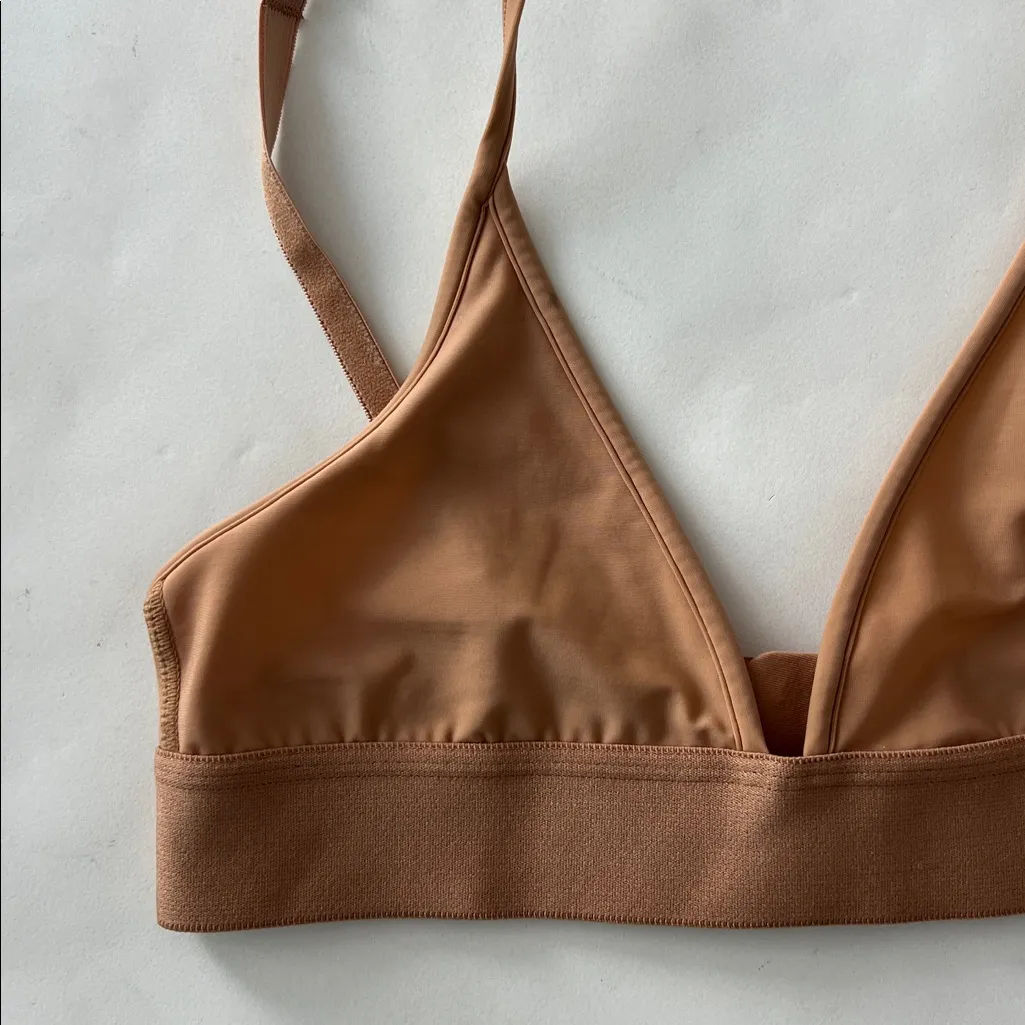 Pepper Ultra Fine Bralette in Tan XXS - Image 2