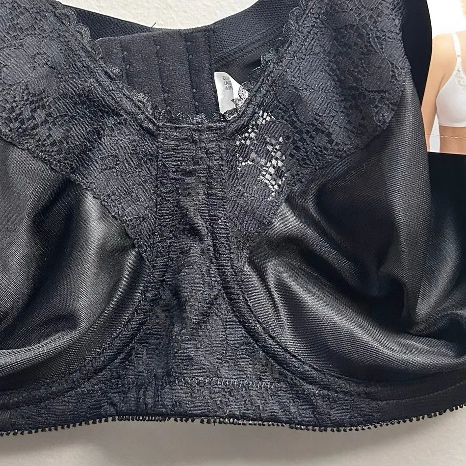 Underscore Unlined Underwire Black Bra 40DD Size undefined - Image 7
