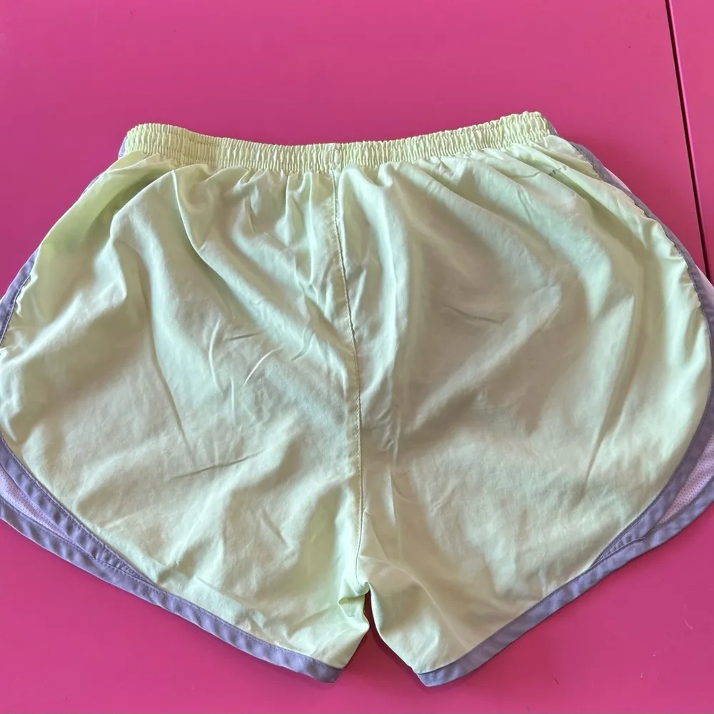 Nike  Lime Green and Gray Athletic Shorts - Image 2